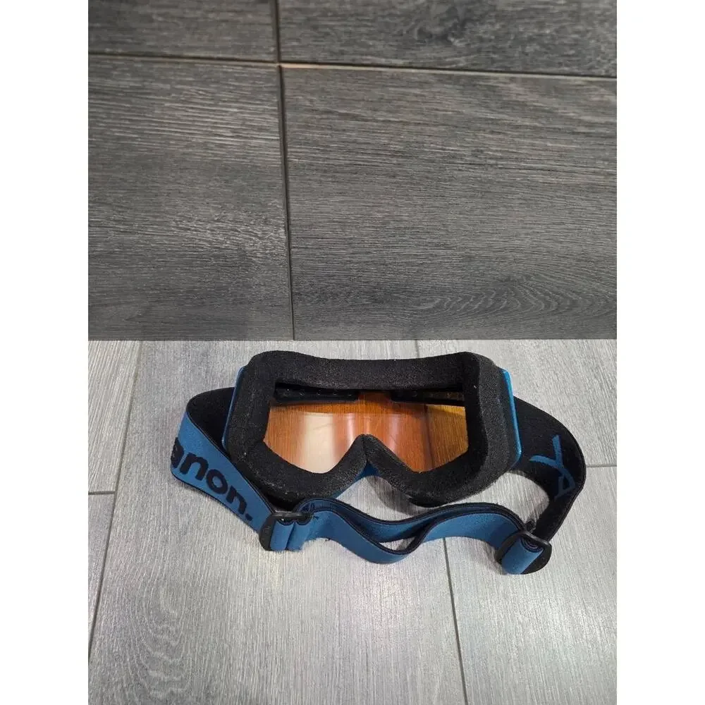 ANON SNOWBOARD GOGGLES, BRIGHT BLUE WITH MIRROR LENS + BAG A009375
